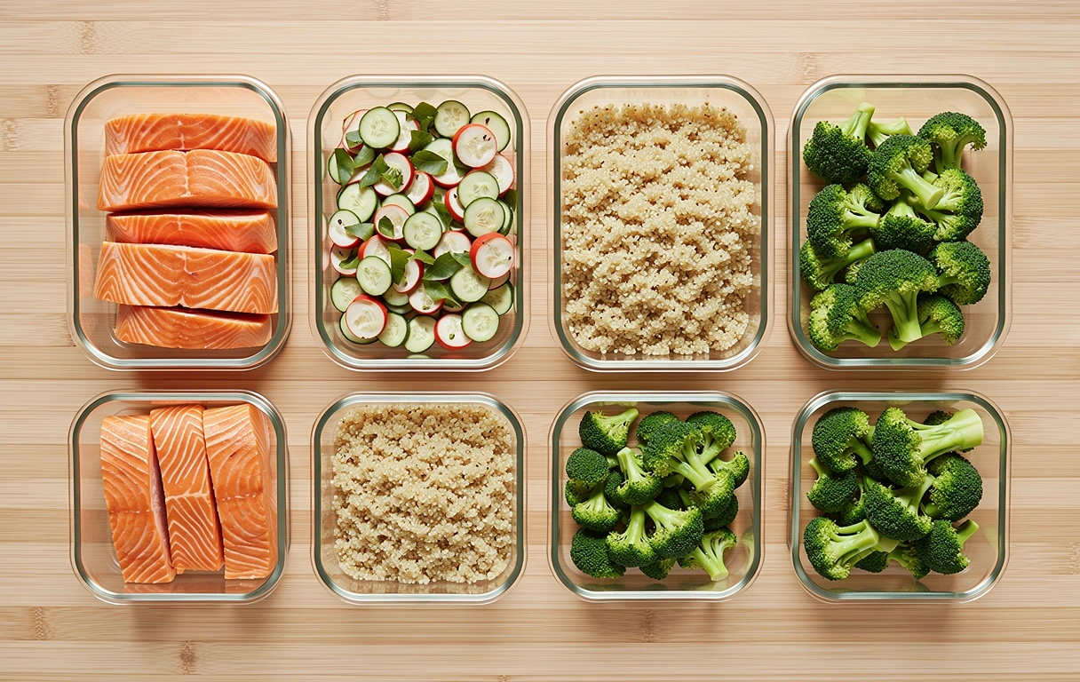 Organisierte Essensvorbereitung